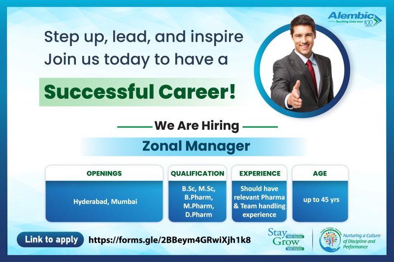Alembic Pharma Zonal Manager