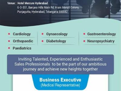 Medical Representative Jobs in Hyderabad Eris Lifesciences